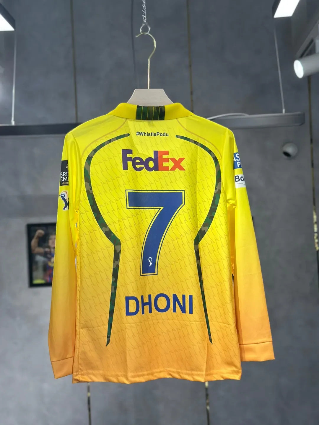 Csk Dhoni Jersey + Free Gift