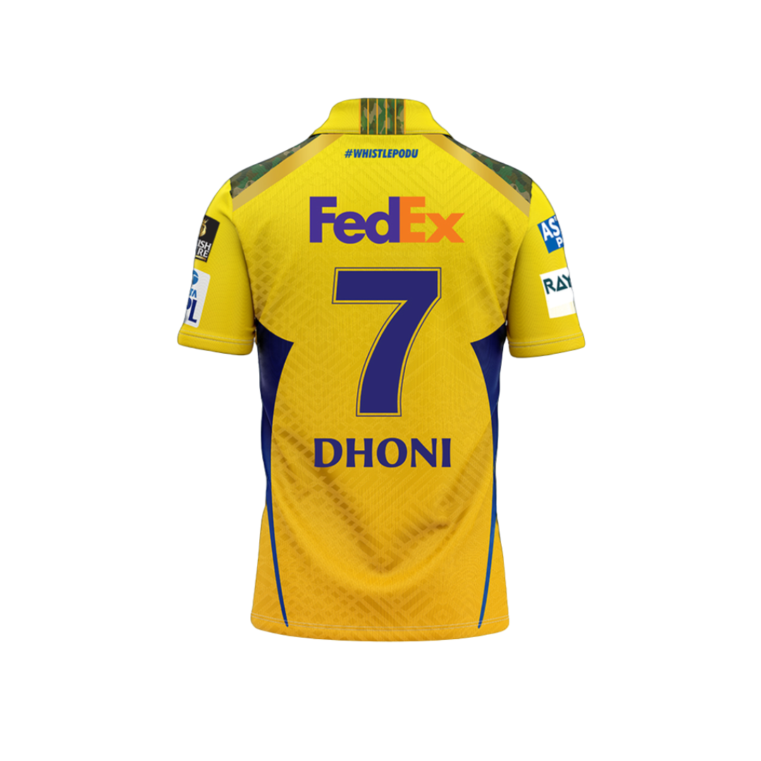 Csk Dhoni Jersey